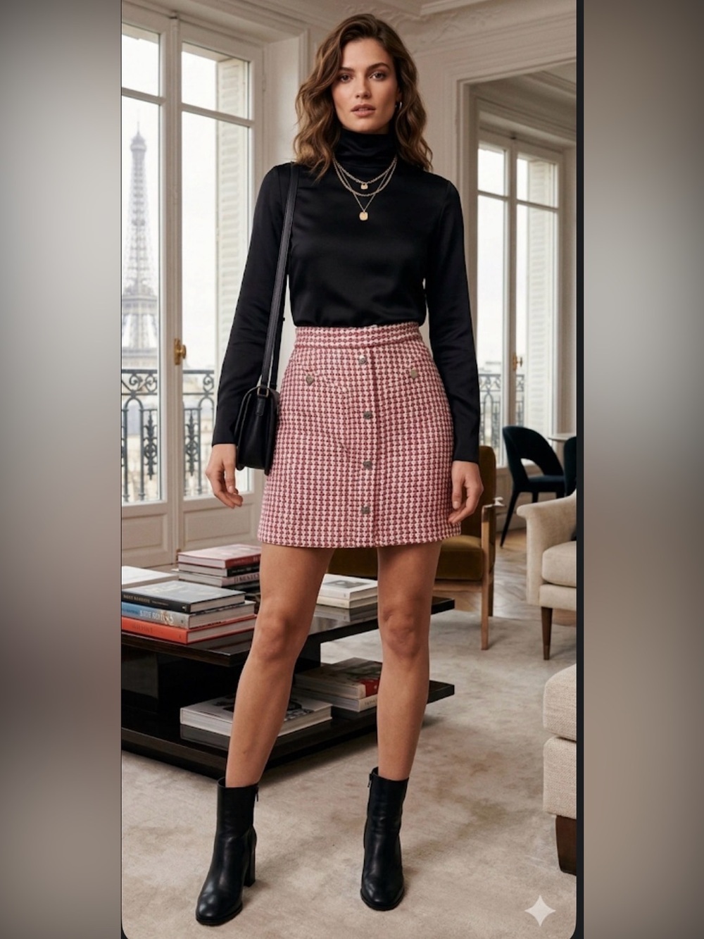 Maje Tweed mini skirt
Pink size EU 40
Quiet luxury Designer